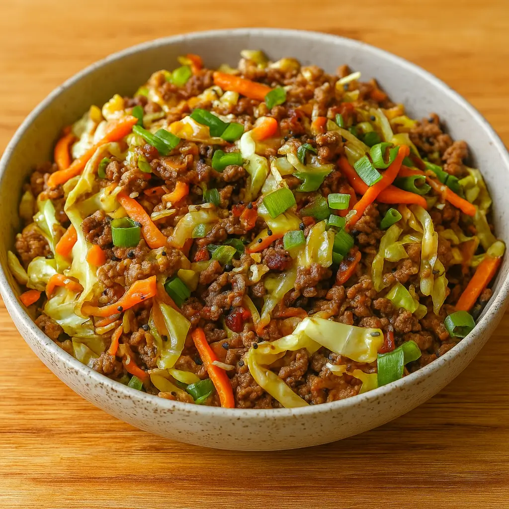 Egg Roll in a Bowl Recipe – Fast, Tasty & Healthy Dinner