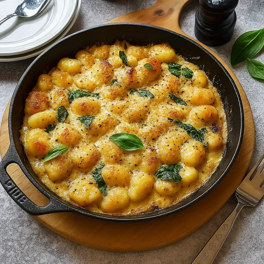 Garlic Chicken Gnocchi Skillet | Easy One-Pan Weeknight Hero