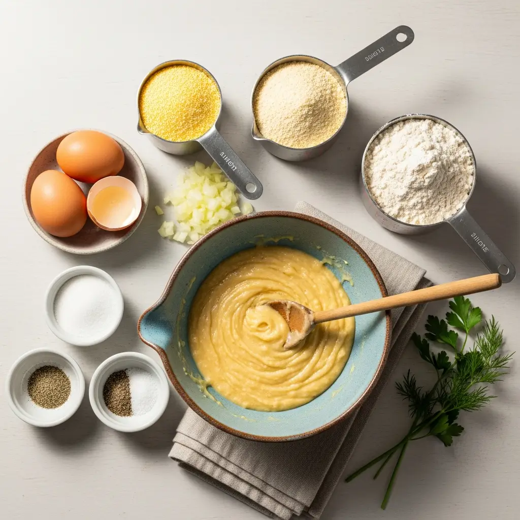 Ingredients for Perfect Gluten-Free Hushpuppies