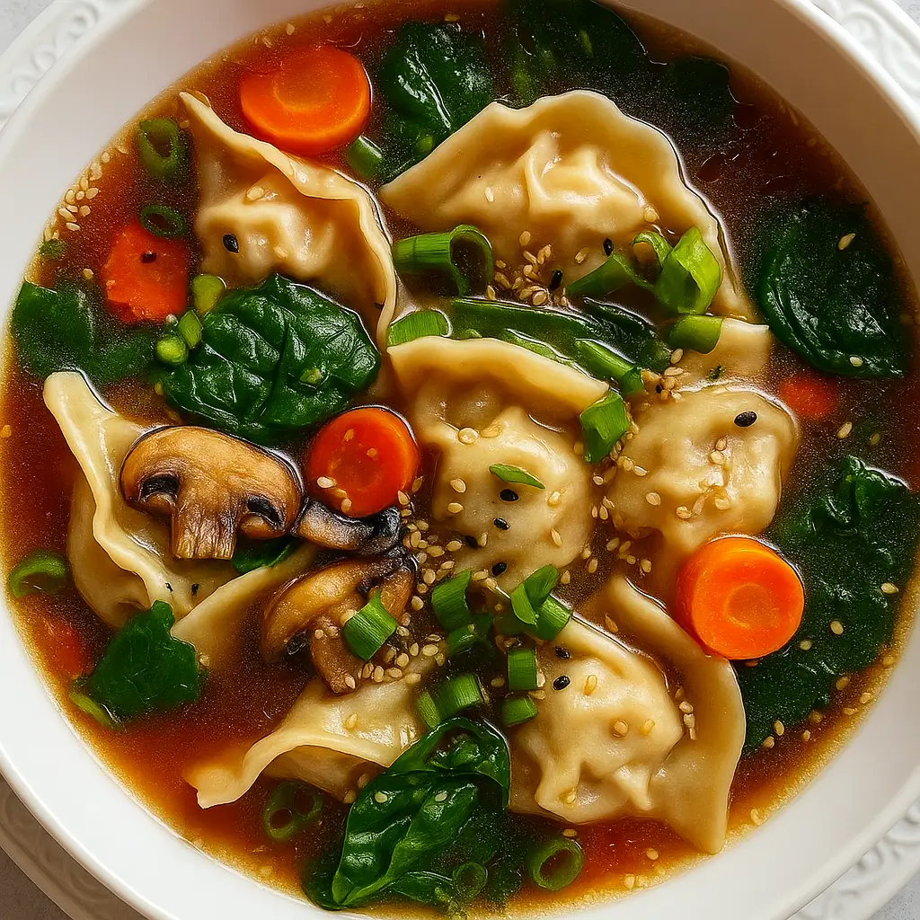 Homemade Potsticker Soup for Easy Weeknight Meals