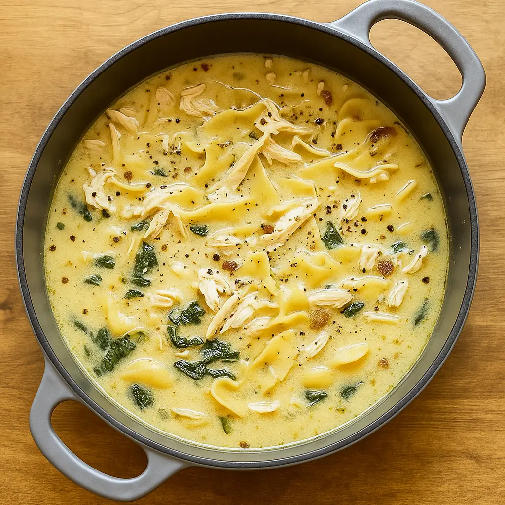 Homemade White Chicken Lasagna Soup (Creamy One-Pot Dinner)