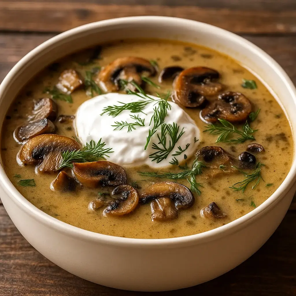 Hungarian Mushroom Soup – Creamy Comfort in a Bowl