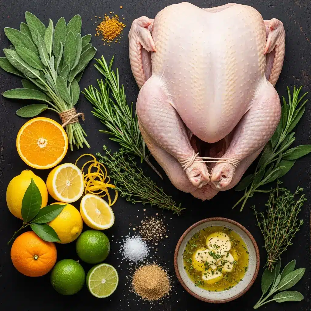 juicy-dry-brined-spatchcock-turkey-ingredients