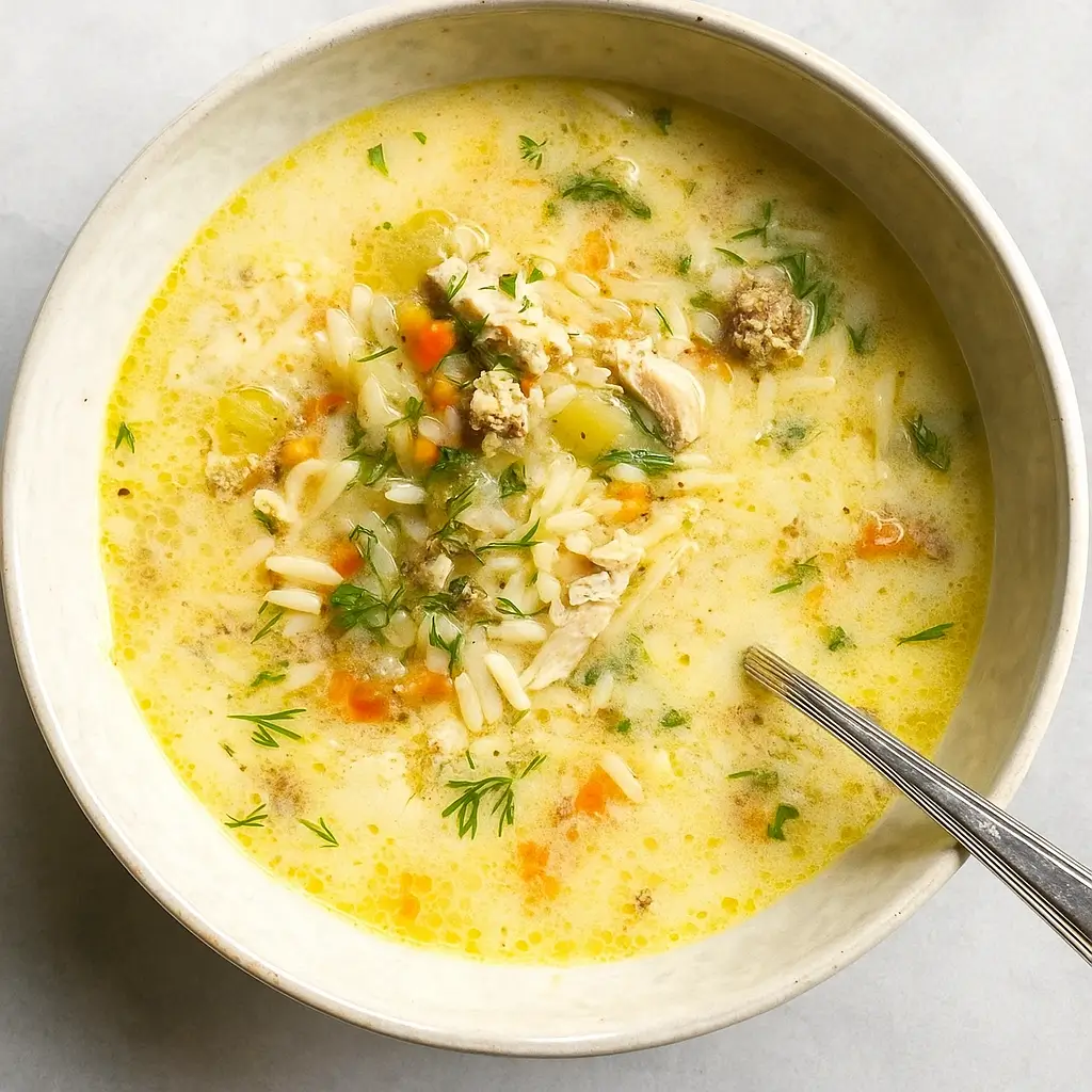 Lemony Chicken Orzo Soup: Creamy, Bright, and Comforting