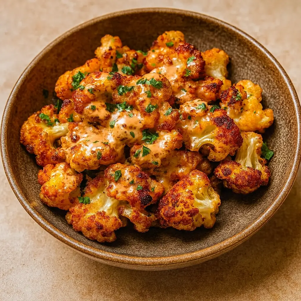 Moroccan Cauliflower with Tahini-Honey – Sweet, Spicy, and So Simple
