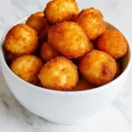 Perfect Gluten-Free Hushpuppies in rustic bowl