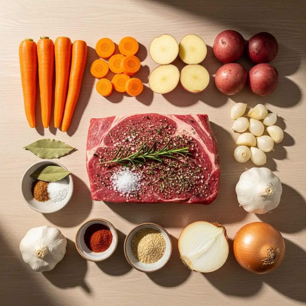 Ingredients for Perfect Slow Cooker Pot Roast recipe