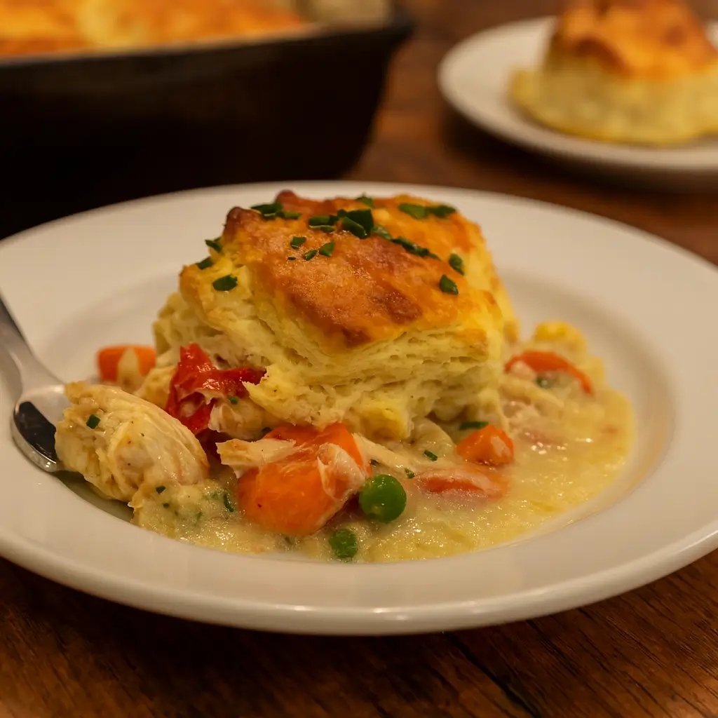 Red Lobster Biscuit Chicken Pot Pie for Cozy Weeknights