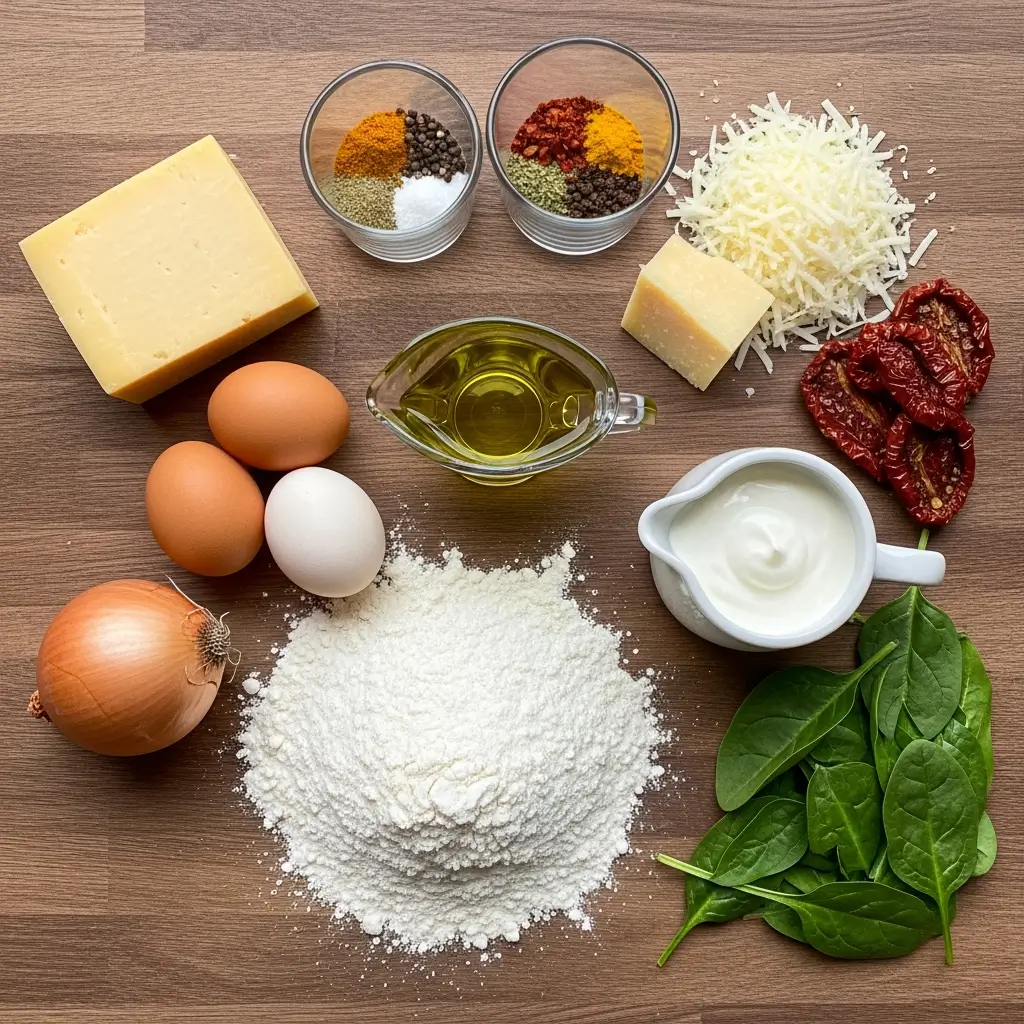 Ingredients for Shortcut Perogies with Marry Me Sauce