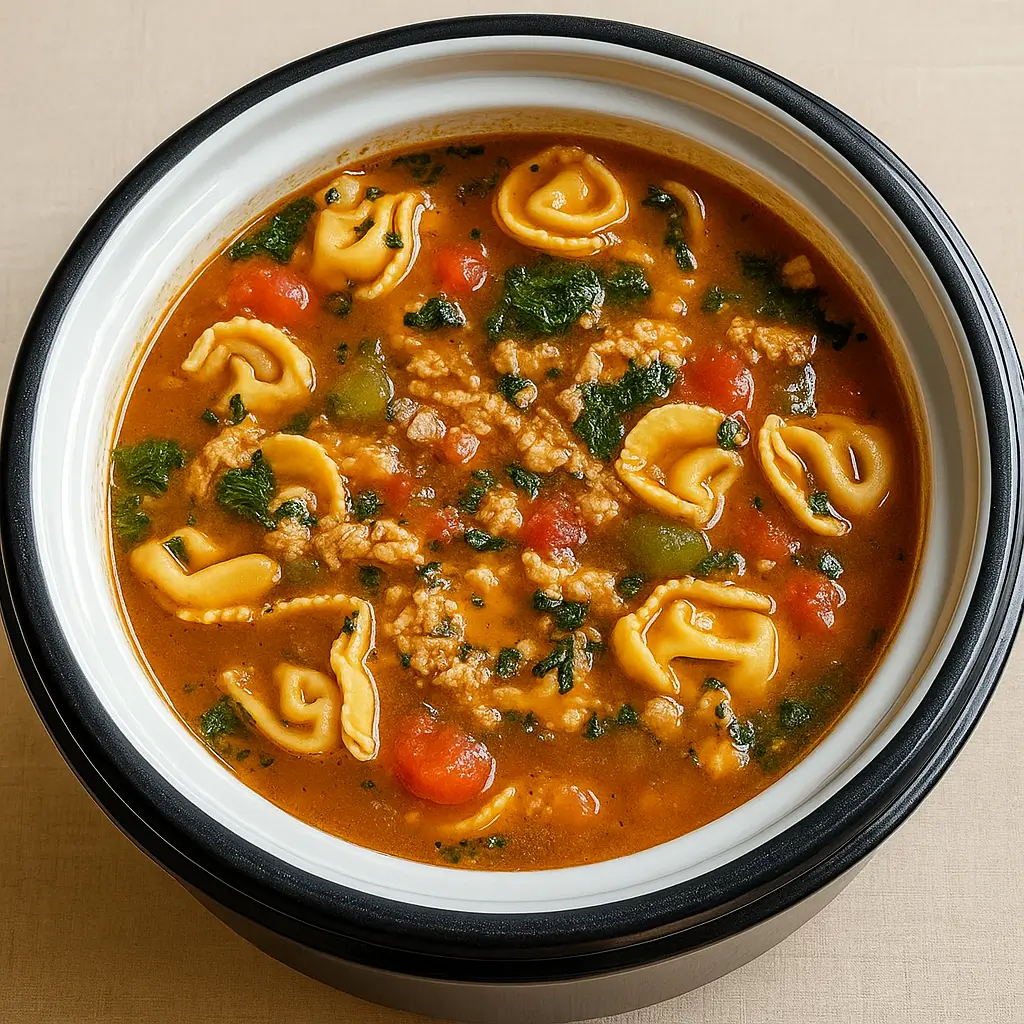 Slow Cooker Tortellini Soup – Your Weeknight Hero