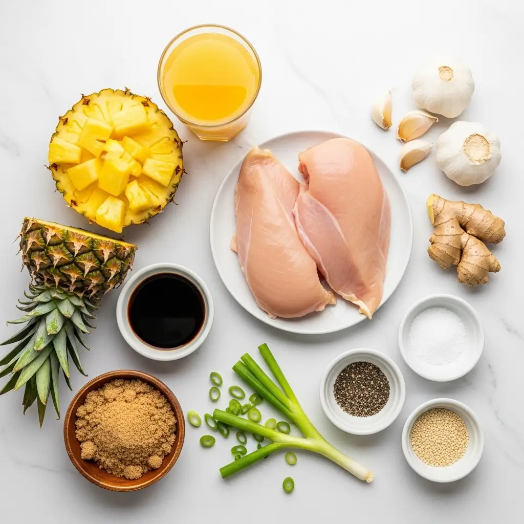 sweet-hawaiian-crockpot-chicken-ingredients