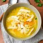 Turkey Rice Soup Recipe served in a cozy bowl