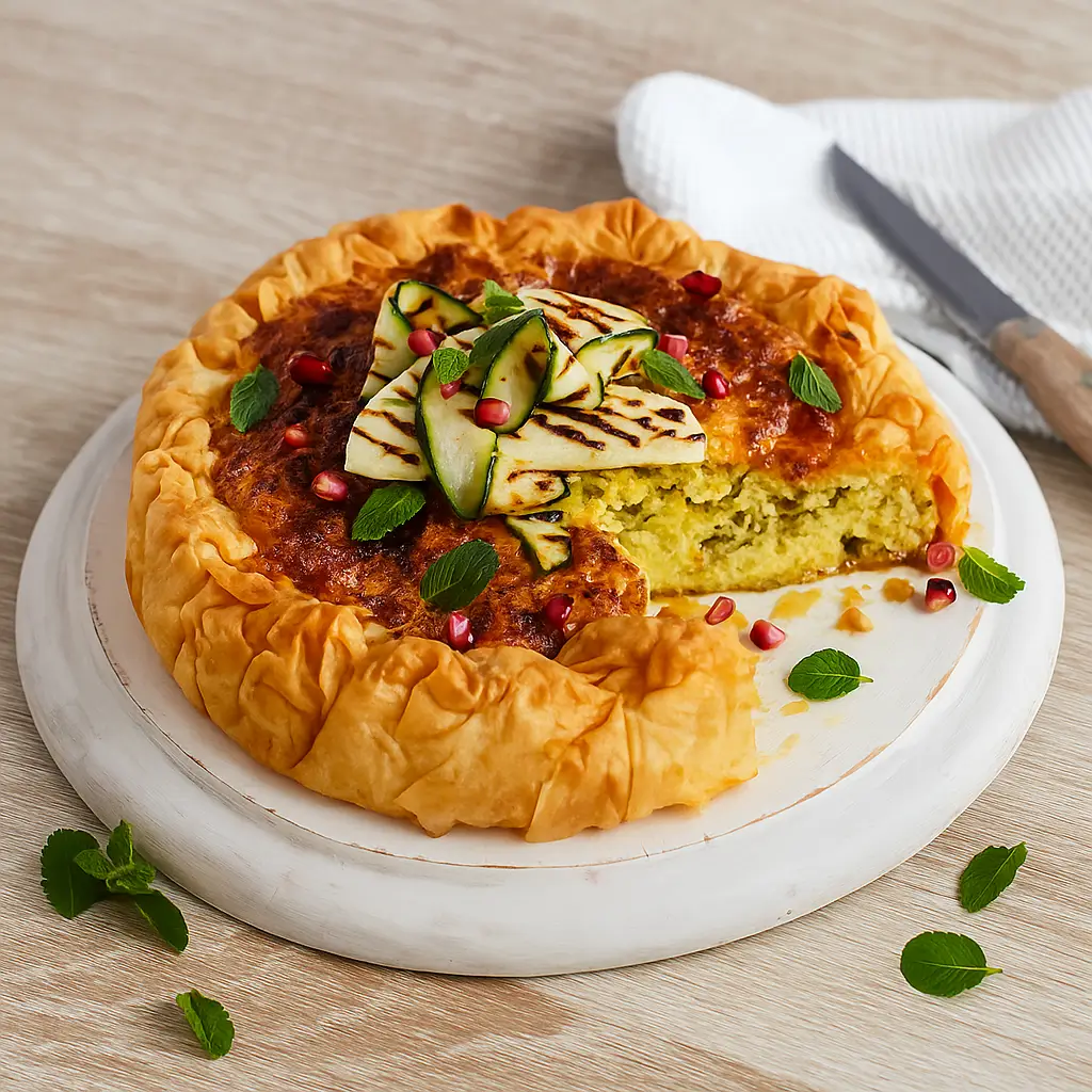 Vegetarian Haloumi Quiche – The Best Cheesy Veggie Quiche