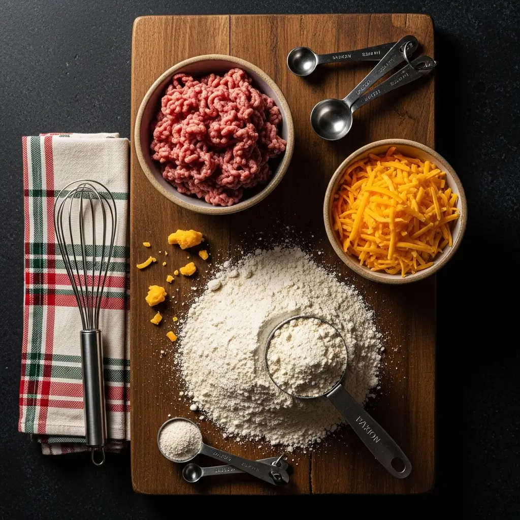 Ingredients for Viral Sausage Balls