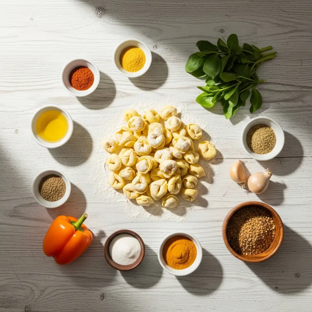 Ingredients for Weight Watchers Tortellini Soup