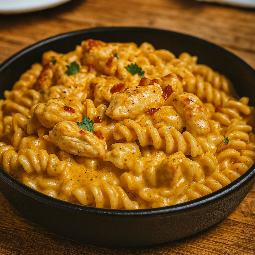 Cajun Cream Cheese Chicken Pasta Bake Recipe (Bold & Easy)
