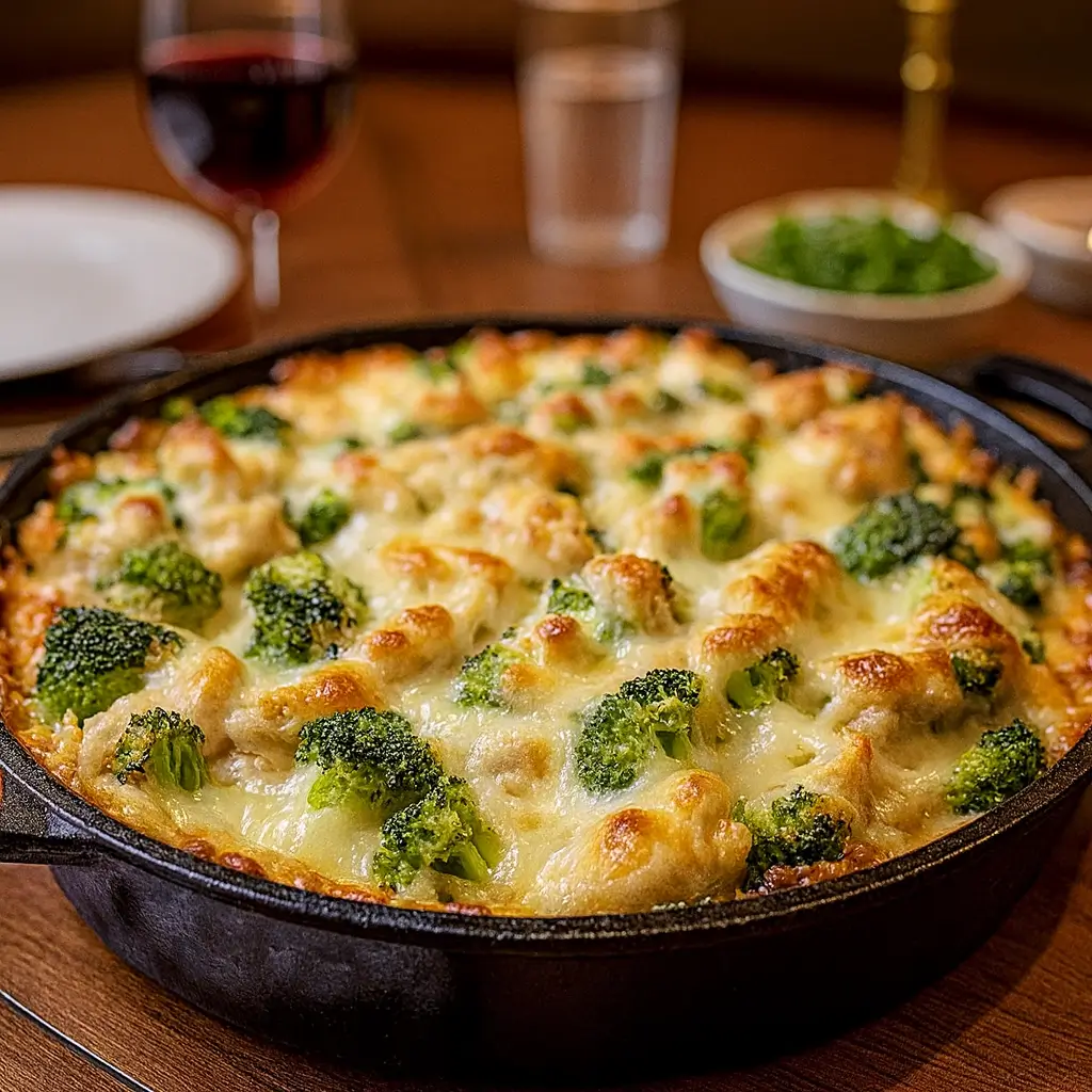 Creamy Keto Chicken Alfredo Broccoli Bake for Low-Carb Comfort