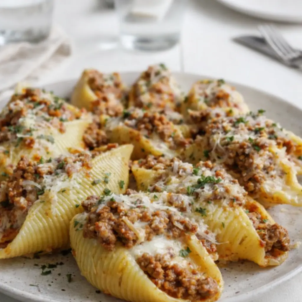 Creamy Ricotta Beef Stuffed Shells Pasta – Cozy Dinner Favorite