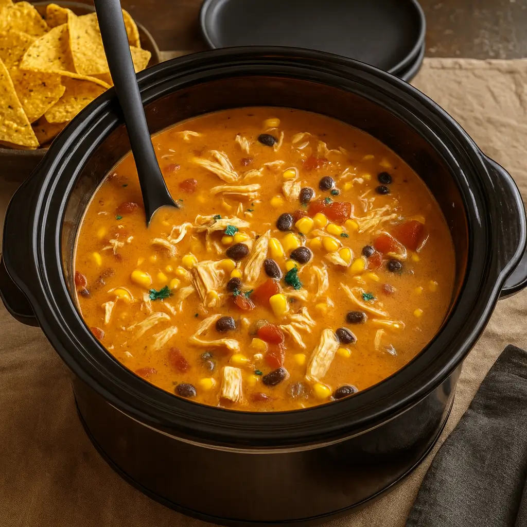 Crockpot Chicken Tortilla Soup Recipe for Busy Weeknights