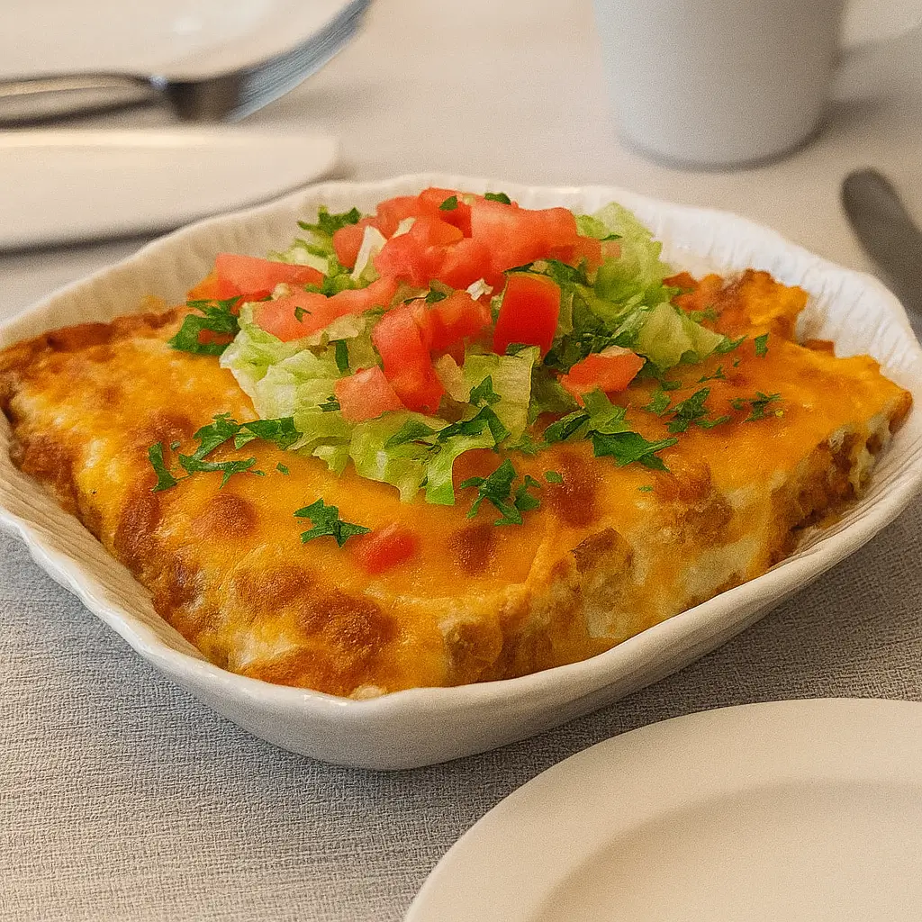 Easy Enchilada Casserole – Quick, Cheesy, and Full of Flavor