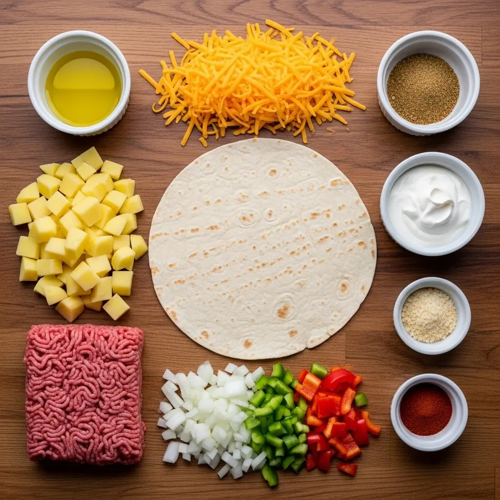 High-Protein Burrito Ingredients