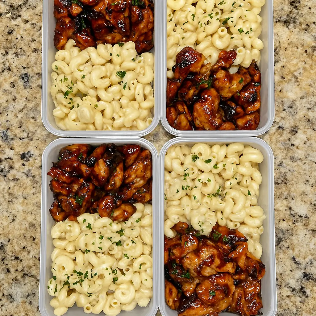 Honey Pepper Chicken Mac and Cheese Recipe for Easy Meal Prep
