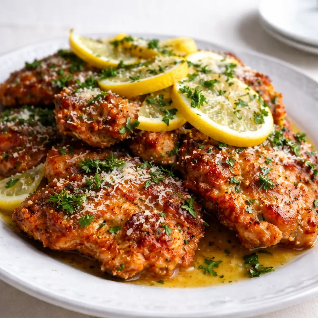 Lemon Chicken Romano: Crispy, Cheesy, and Packed with Flavor