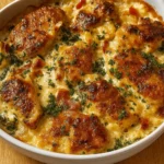 Neiman Marcus Chicken Casserole with golden Ritz topping