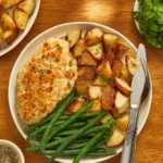 Parmesan Crusted Chicken Sheet Pan Dinner