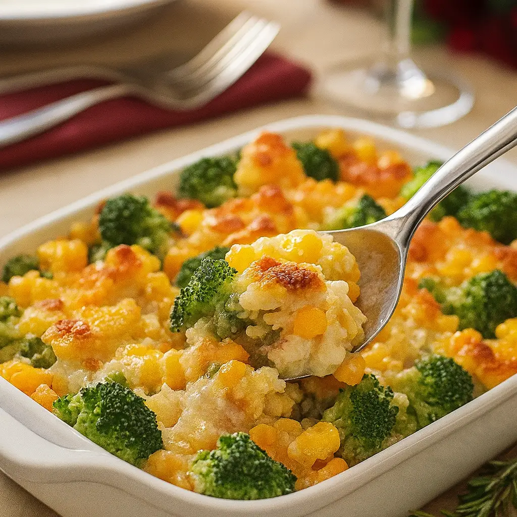 Vegetable Casserole Recipe – Fast, Cheesy & Crowd-Favorite Comfort