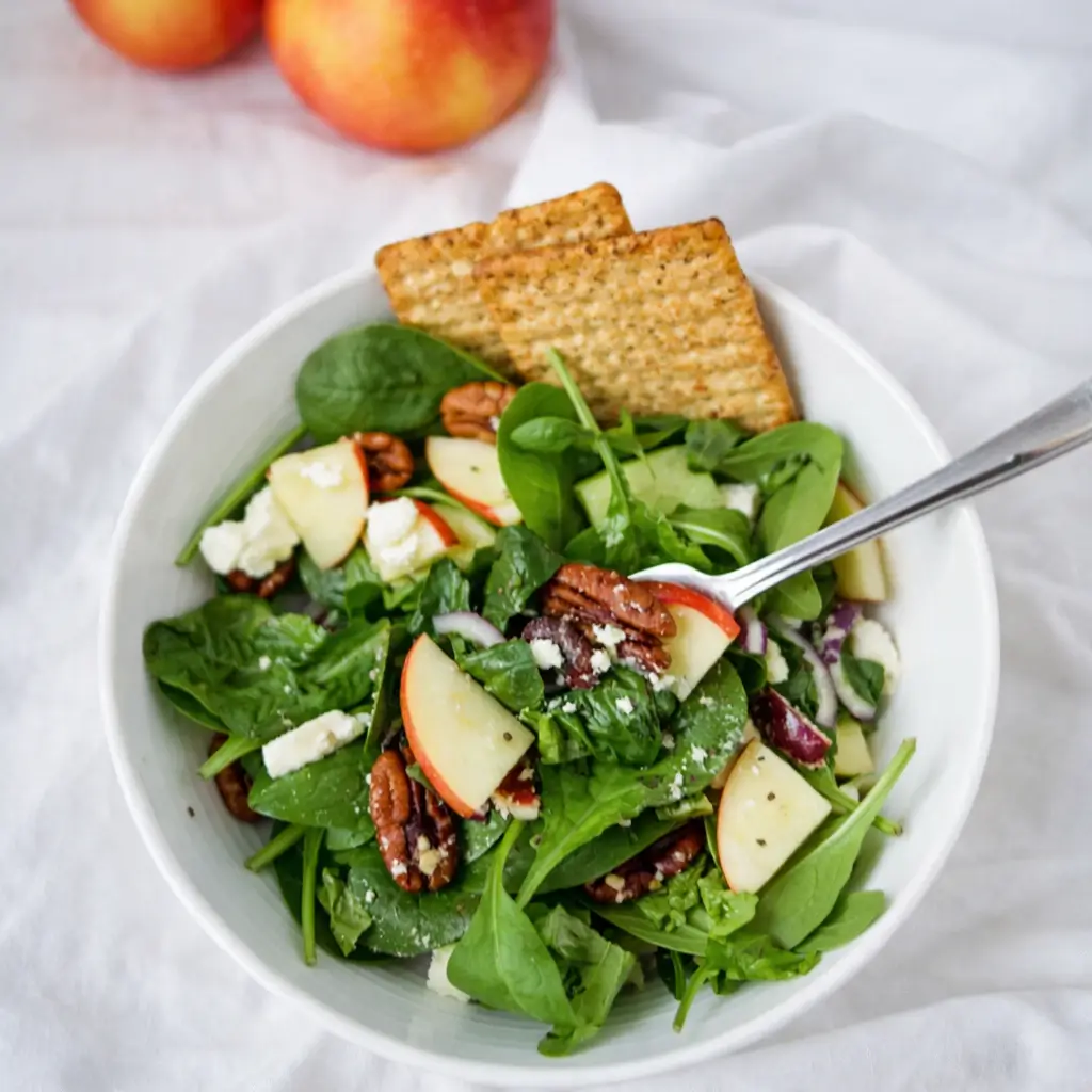 Apple Feta Spinach Salad Recipe – Simple, Flavorful, Fresh!