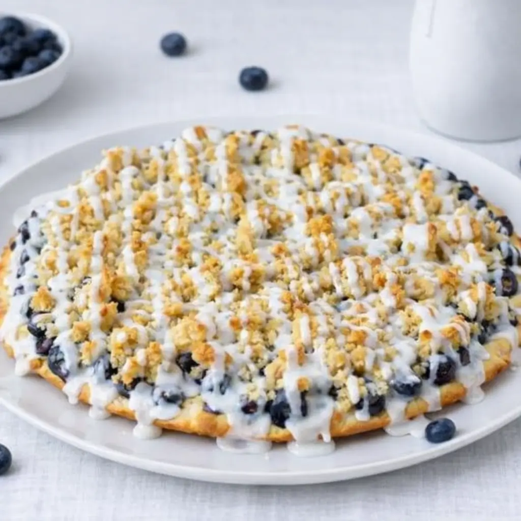 Blueberry Dessert Pizza – Quick, Juicy & Irresistible