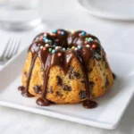 chocolate chip mini bundt cakes fresh baked