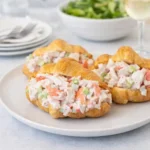 Crab Salad Sandwich on Croissant