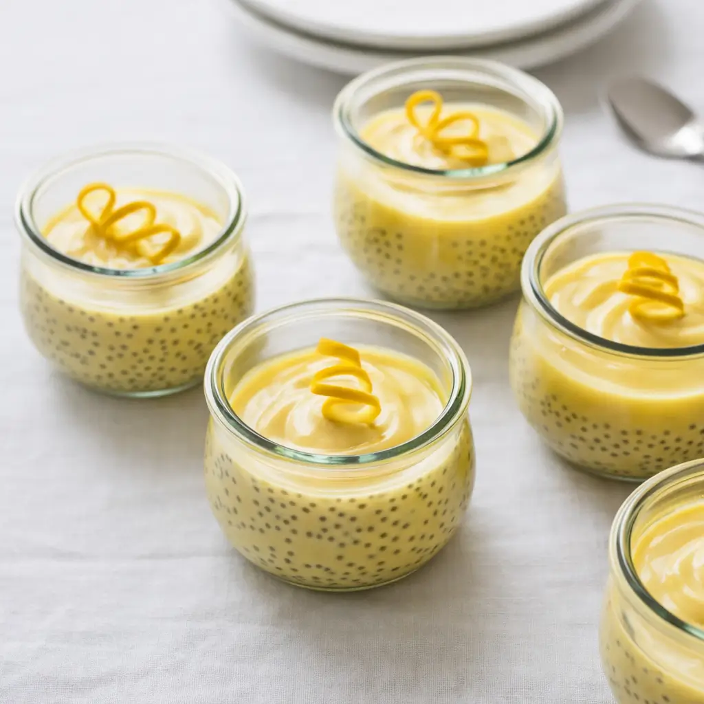 Lemon Cream Chia Pudding – Easy, Bright & Delicious