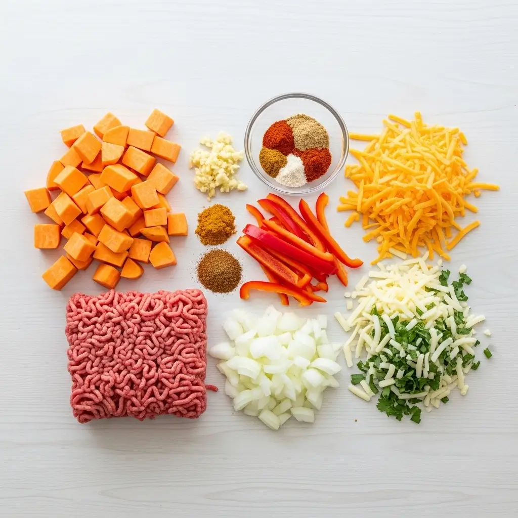 Low Carb Skillet Ingredients