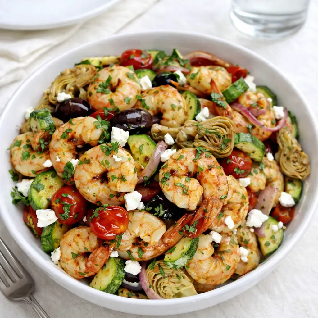 Mediterranean Sheet Pan Shrimp Recipe (Easy & Fast)