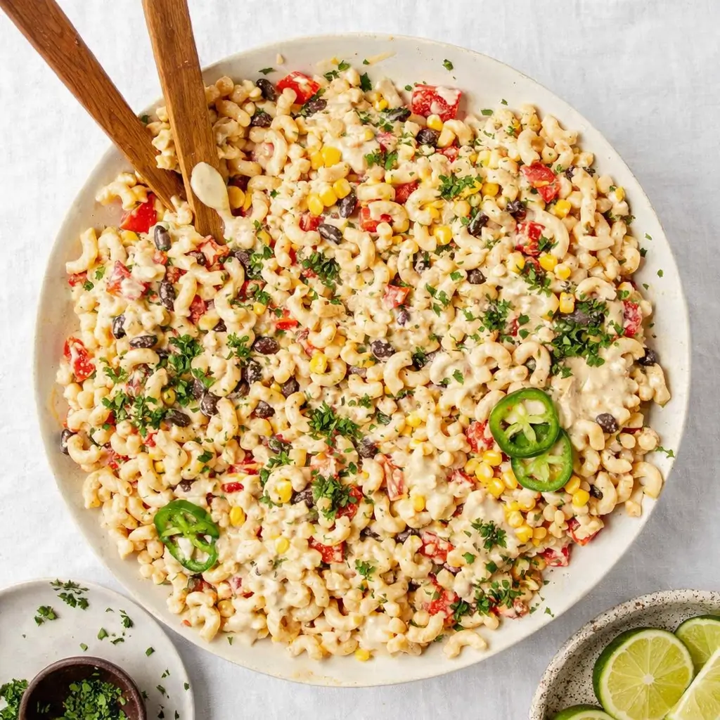 Mexican Macaroni Salad – Quick, Creamy, and Flavor-Packed