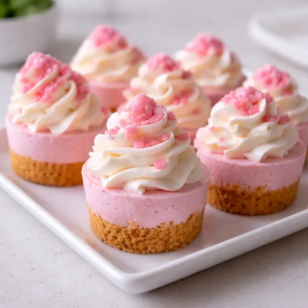 No-Bake Pink Velvet Cheesecake Bites: Quick and Creamy Dessert