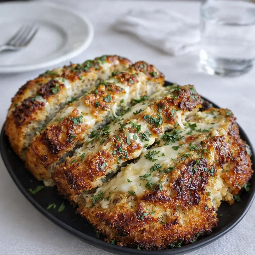 Garlic Parmesan Chicken Meatloaf (Parmesan Chicken Meatloaf)