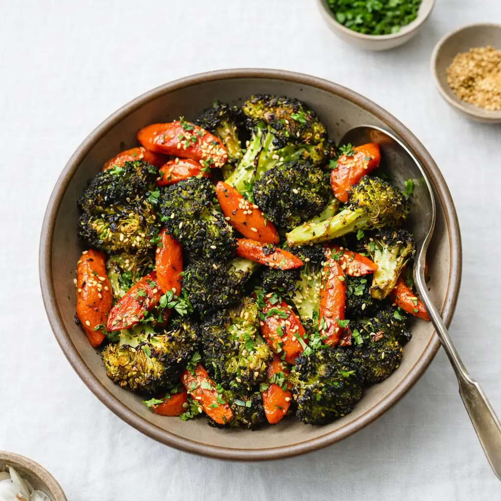 Roasted Broccoli and Carrots Recipe – Quick, Flavorful & Easy