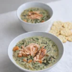 Creamy Salmon Wild Rice Soup