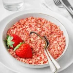 Strawberry Crunch Topping in a Glass Bowl