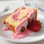 Strawberry Milkshake Bundt Cake with Pink Glaze