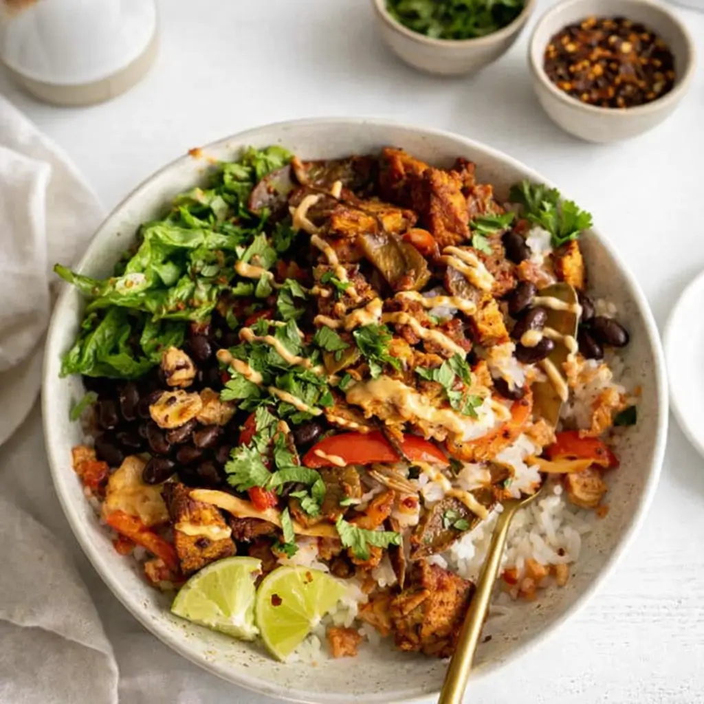 Chicken Fajita Burrito Bowl That’ll Change Weeknight Dinners