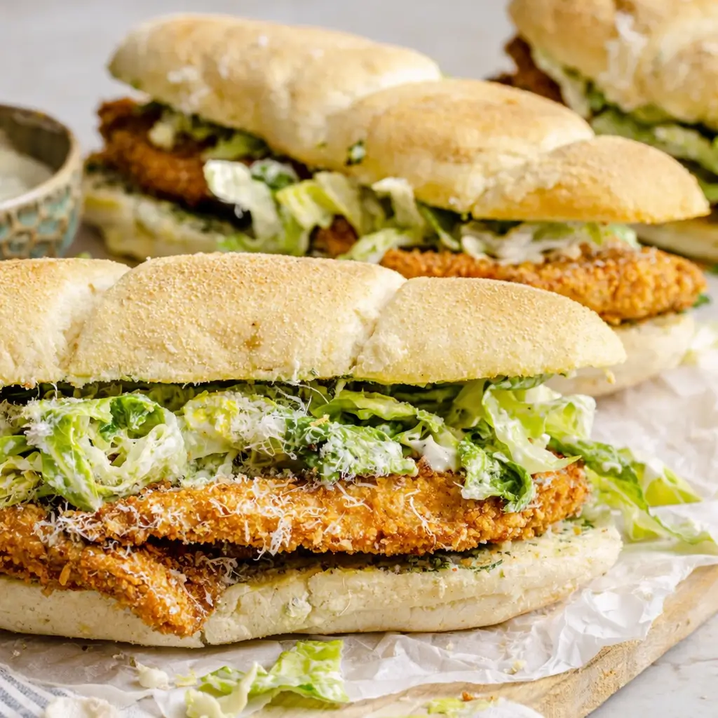 Chicken Caesar Sandwiches