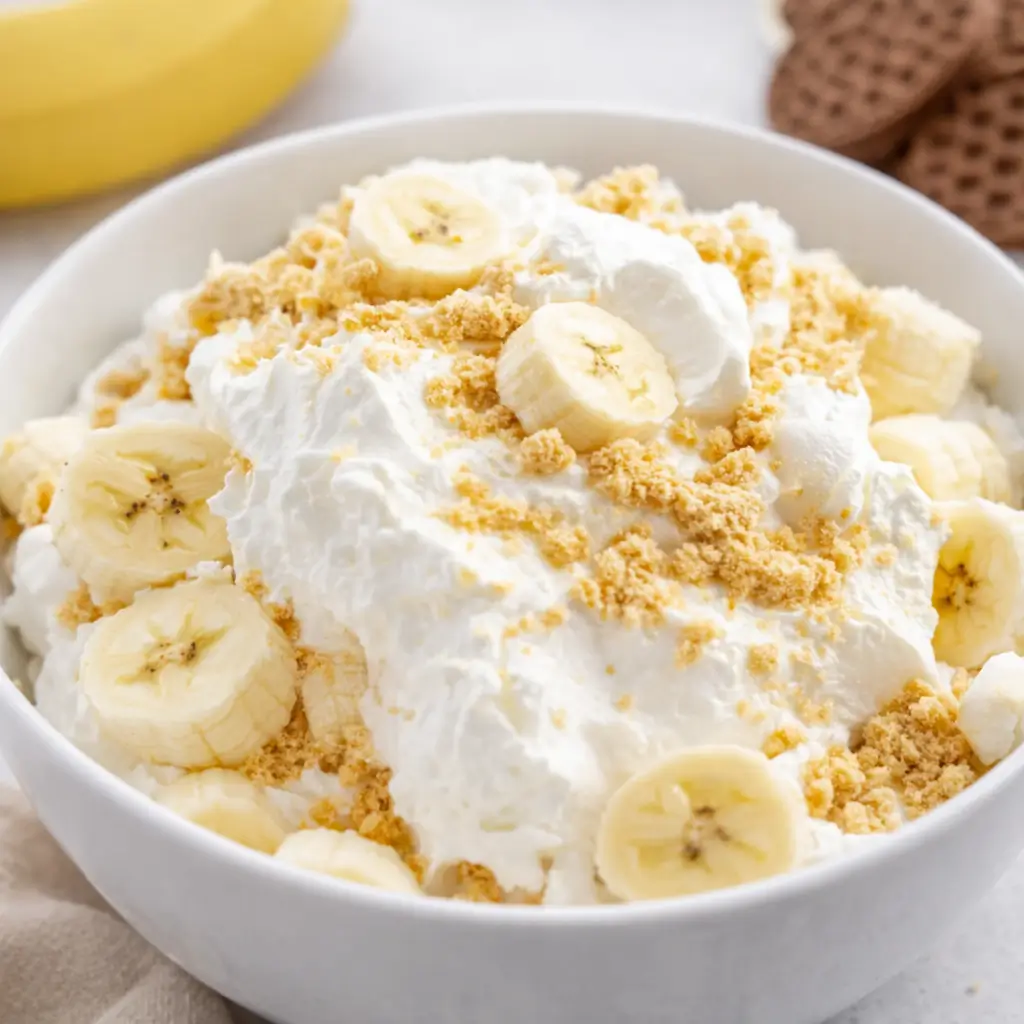 Easy Banana Pudding Fluff Salad