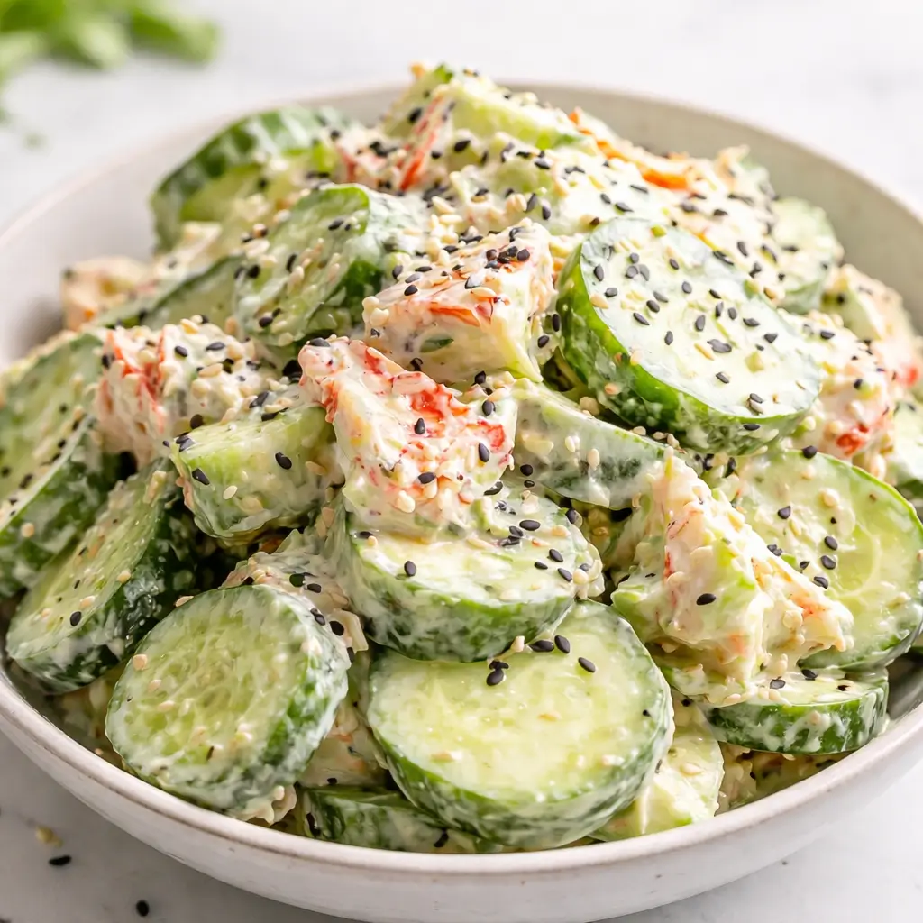 This Easy California Roll Cucumber Salad Will Save Your Weeknight