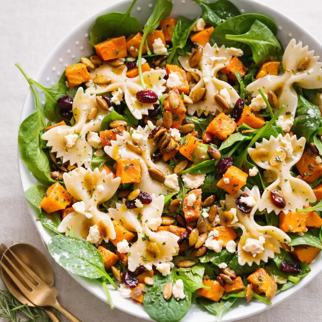 Fall Salad with Maple-Lime Dressing for Holidays and Weeknights