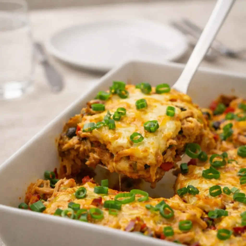Healthy Chicken Taco Casserole: Easy, Cheesy, and Guilt-Free